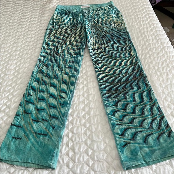 Roberto Cavalli 2001 runway beaded pants - Picture 5 of 14